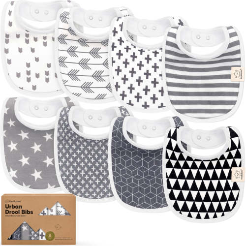 8-Pack Urban Drool Bibs - Color: Wilderness
