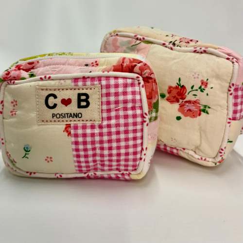 Cubo Mini Pouch pastel patchwork