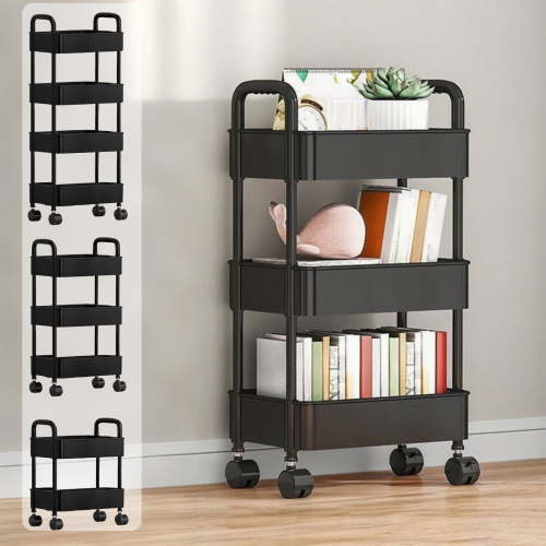XGFHYJEH Rolling Storage Cart, 2 Tier Rolling Utility Cart, Bathroom Cart Organizer, Kitchen Storage Shelves, Storage Racks and Shelving, Rolling Cart with Lockable Wheels for Kitchen, Office