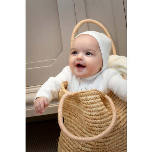 Sasha Baby Set in Pearl White | Over The Moon