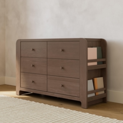 Graco Read-with-Me 6 Drawer Dresser with Bookshelves