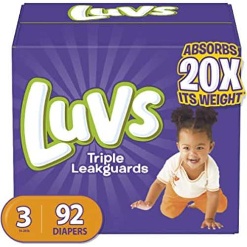 Luvs Diapers Size 3, 92 Count