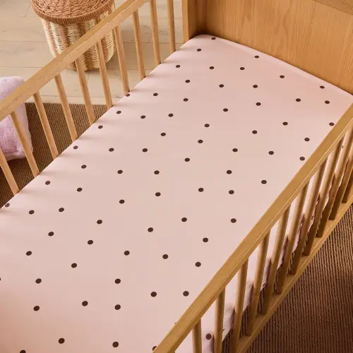 Stonewashed Peony Spot Fitted Sheets Pack of 2 | Adairs