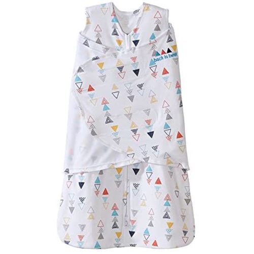 Halo Sleepsack Swaddle, 100% Cotton, Triangle Neutral, Multi, Small