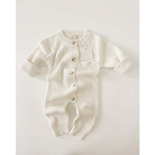 Powder Chunky Knit Playsuit – Oat Co