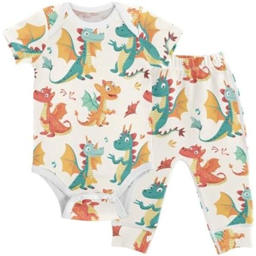 Baby Clothes Set Infant Bodysuits Pants Sets 0-24M For Boys Girls