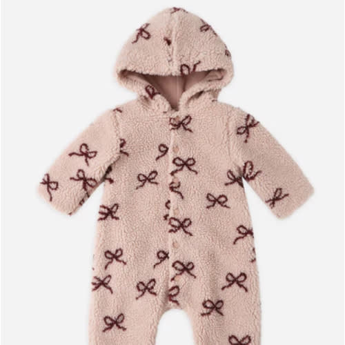 Fleece Jumpsuit || Bows – Rylee + Cru
