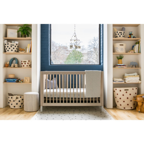 Follow Me Organic Cotton Crib Sheet, Elephant - Pehr | Maisonette