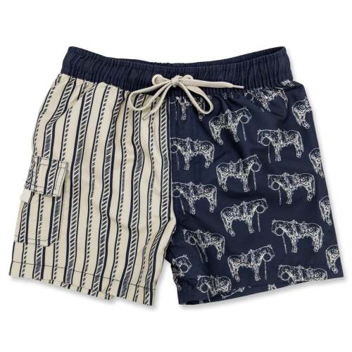 Ranch Horse Pin Stripe Swim Trunks (Infant-Adult)