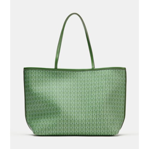 Zara Green Tote - Diaper Bag (no initials)