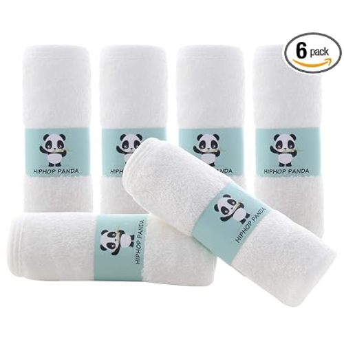 HIPHOP PANDA Ultra Soft Baby Washcloths