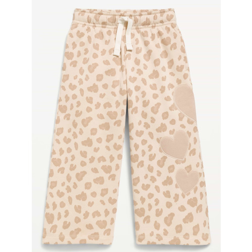 Printed Wide-Leg Sweatpants for Toddler Girls