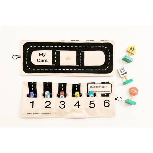 Personalized Toy Car Storage Montessori Toys Travel Toys Kids Car Organizer Organic Kids Toys Customized Kids Toys Personalized Boys Gift