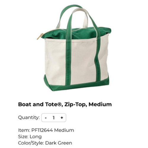 Diaper bag w/ monogram