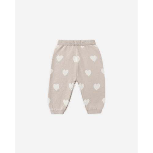Heart Knit Pants Oat