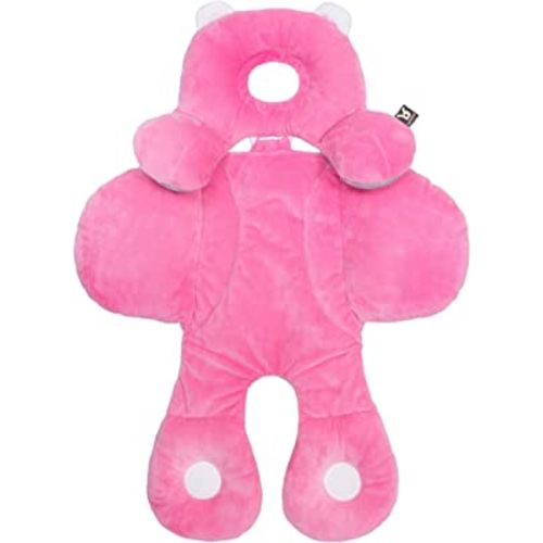 BENBAT Total Body Baby Support Pillow - Stroller Or Car Seat Baby Body Support Pillow - Baby Head Support Pillow and Body Support for Babies - Newborn Gifts and Gifts for Baby Shower (Pink)