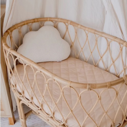 Bambella Waterproof Bassinet Sheet | Nude