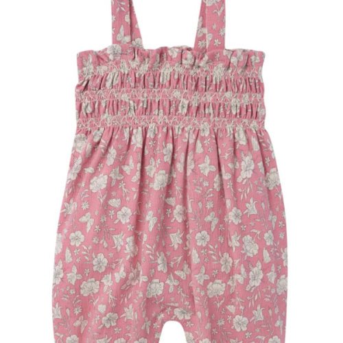 Baby Girls Pink Flower Long Leg Romper – Gerber Childrenswear