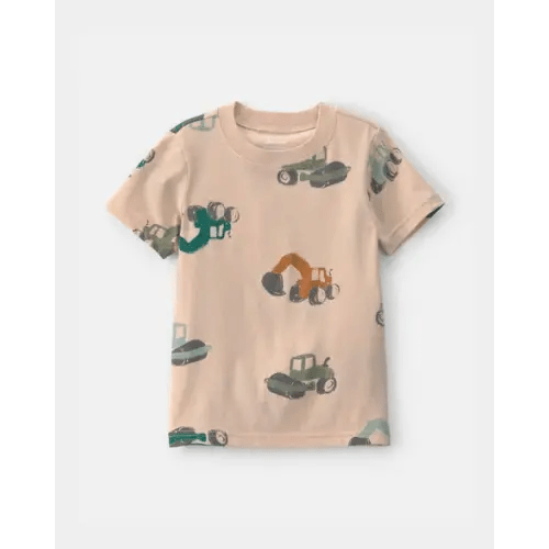 Toddler Boy Construction Tee - Tan | Carter's