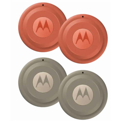 Motorola Moto Tag 2 Works with Android Find My Device and Find Hub Bluetooth 6.0 and UWB 4 Pack 2 Green 2 Orange