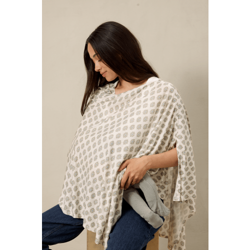 Thistle Block Nursing Cover