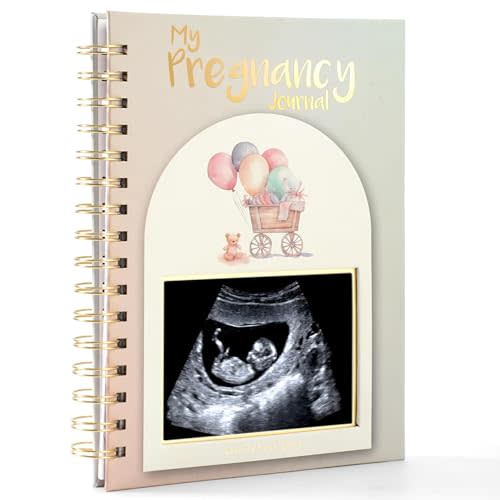WINTC Pregnancy Journal For First Time Moms 2025,Hardcover Pregnancy Book,Pregnancy Memory Book - Gender Neutral Baby Book Keepsake With Notes Section, Photo Pocket &Detailed Prompts,Bear Pattern
