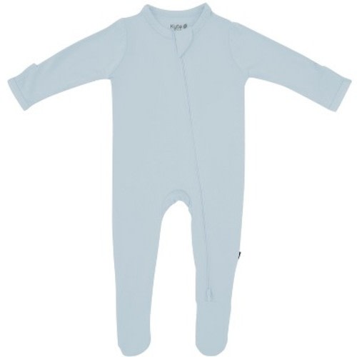 Kyte Baby Zippered Footie in Fog Fog 0-3 Months