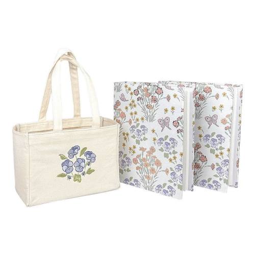 Belle Maison Floral 2-pc. Photo Album Set with Tote with Bag