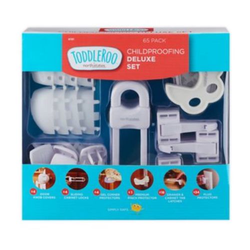 Toddleroo by North States® 65-Piece Deluxe Childproofing Set in White - WHITE - 65 PIECE