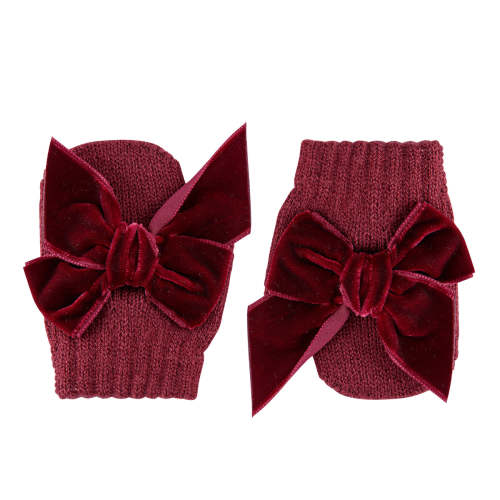 575 Garnet - Mitten with Velvet Bow - Condor – BitzofGlitzUK