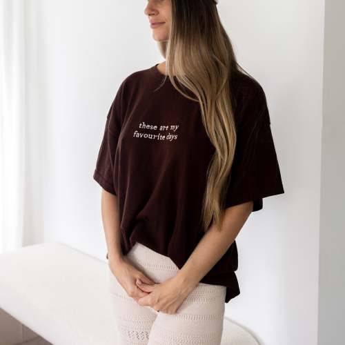 Ladies 'Favourite Days' Tee - Espresso