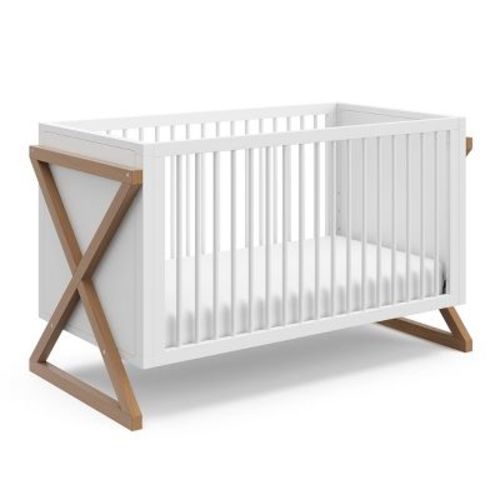 Storkcraft Equinox 3-in-1 Convertible Crib - White/Vintage Driftwood