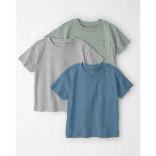 Toddler Boy 3-Pack Organic Cotton Pocket Tees - Little Planet | Carter's