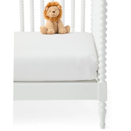 Essential Sateen Crib Sheet | Serena and Lily