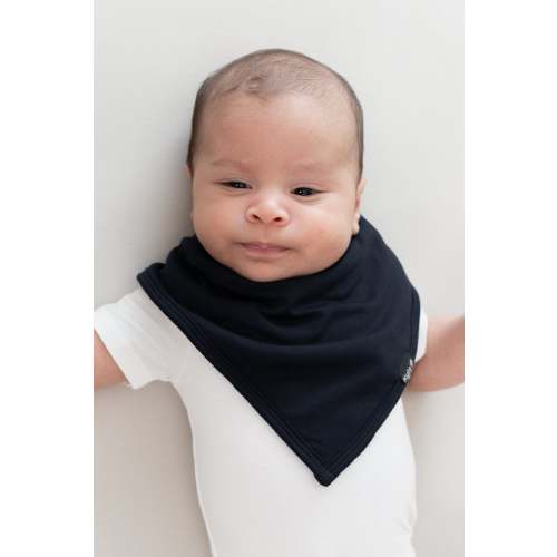 Baby Bib in Midnight | Infant Bamboo Bib | Kyte Baby