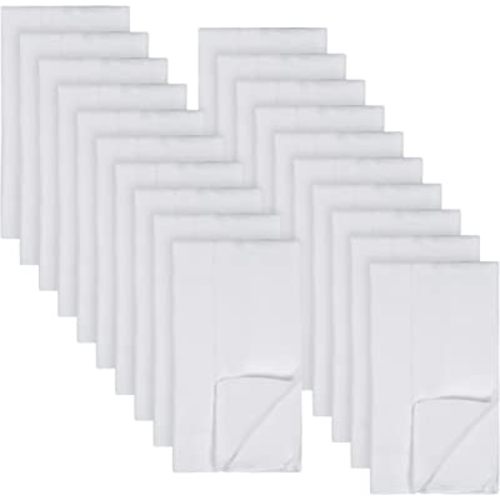 Gerber Unisex Baby Boys Girls Birdseye Prefold Cloth Diapers Multipack White 3-Ply 10 Pack