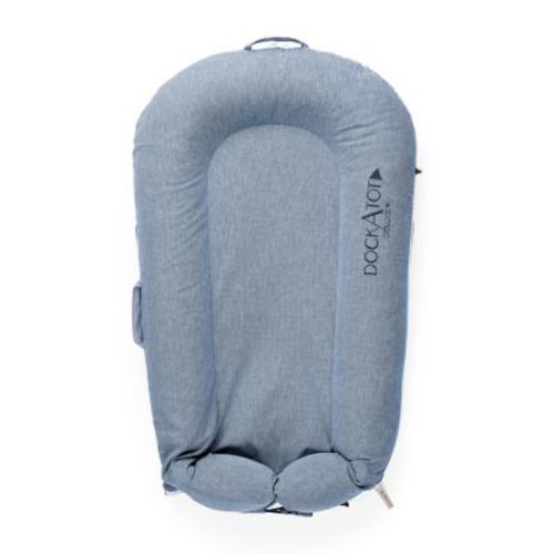 DockATot® Deluxe+ Dock in Indigo Chambray - INDIGO - LOUNGER