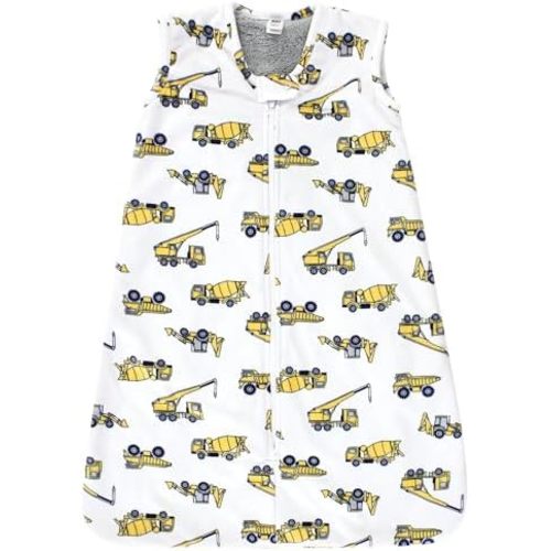 Hudson Baby Unisex Baby Long Sleeve Plush Faux Fur Sleeping Bag, Wearable Blanket