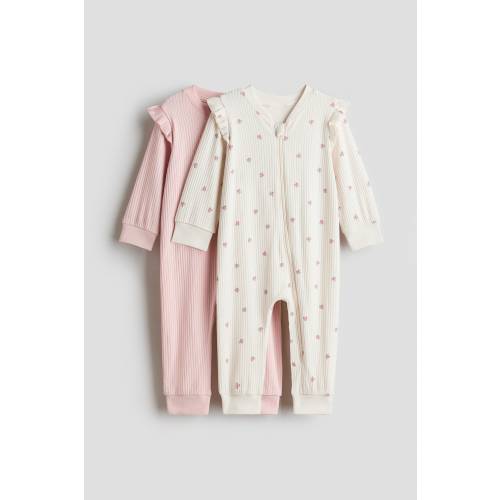2-PACK COTTON PAJAMA JUMPSUITS