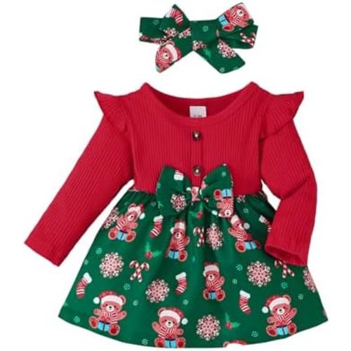 Baby Girl Clothes Infant Dresses Newborn Fall Winter Outfits Plaid Dress Cute Birthday Princess Dresses for Girls
