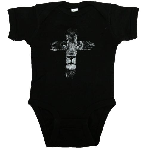 New Ewe, Lion Cross Onesie, Newborn-12 Months