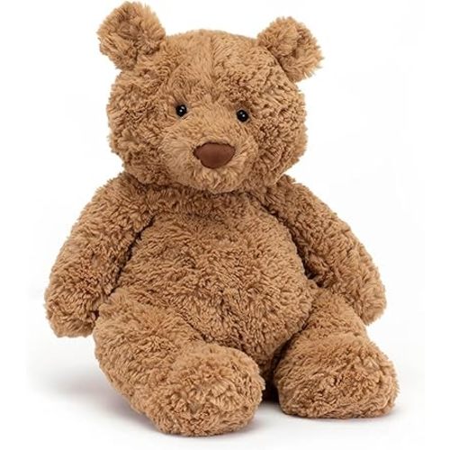 Jellycat Bartholomew Bear Stuffed Animal, Large 14 inches - Teddy Bear Plush - Soft and Huggable - Classic Children's Gift