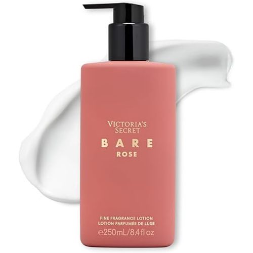 Victoria's Secret Bare Rose Fragrance Body Lotion, Notes of Pear Skin, Rosa Centifolia & Sheer Woods (8.4 oz)