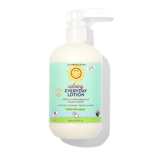 California Baby Calming Lotion | 100% Plant-Based Moisturizer | Lavender Baby Lotion | Face Moisturizer For Dry Skin | Hypoallergenic | 8.5 oz.