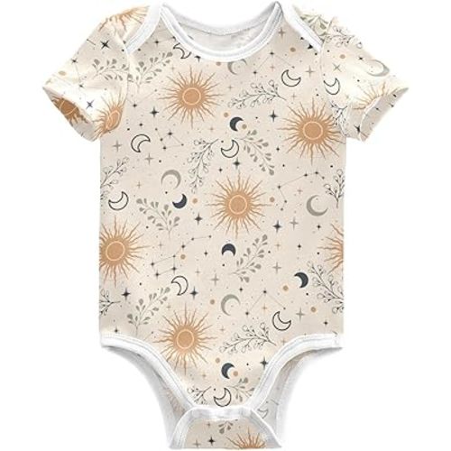 Unisex Baby Bodysuit Boy Girl Clothes Soft Cotton Newborn Infant Outfit Shrot Sleeve Romper 0-24 Months