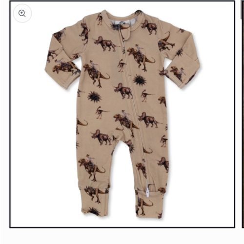 Cowboy Dino Folding Feet Jammies – Cowkid Clothing Company