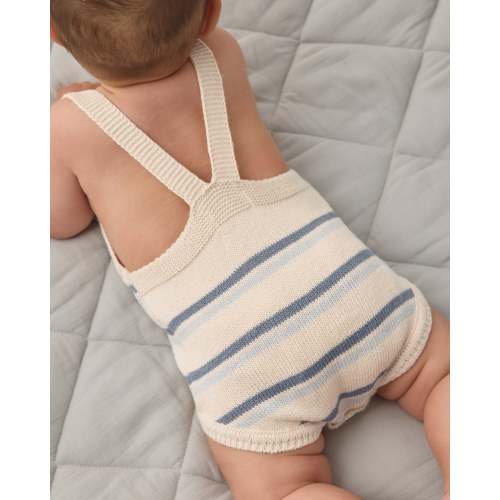 Tatum Romper Ocean Stripe – Quincy Mae