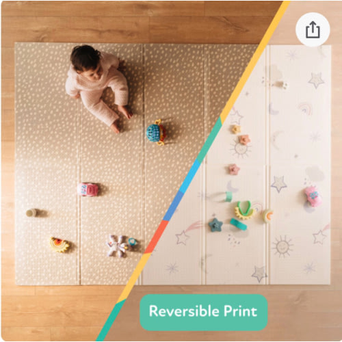 Reversible Floor Mat | Rainbows & Sky