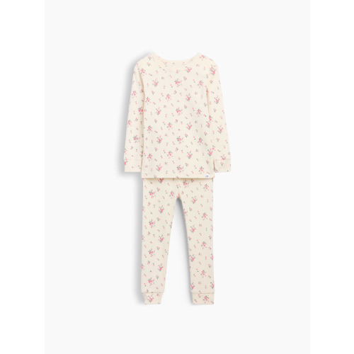 Baby & Toddler Organic Brushed Cotton Floral PJ Set