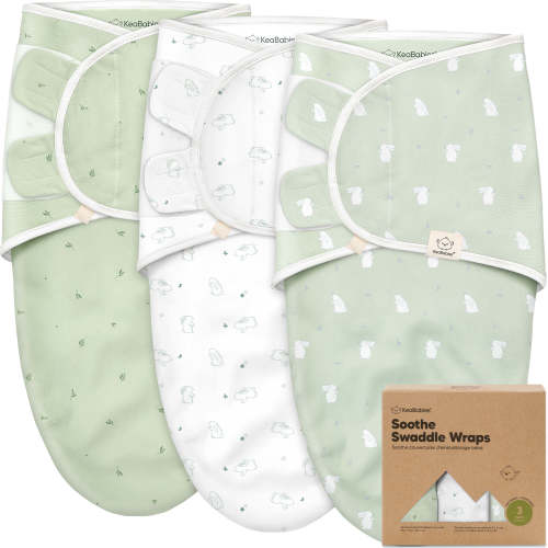 3-Pack Soothe Swaddle Wraps (Bunnies)